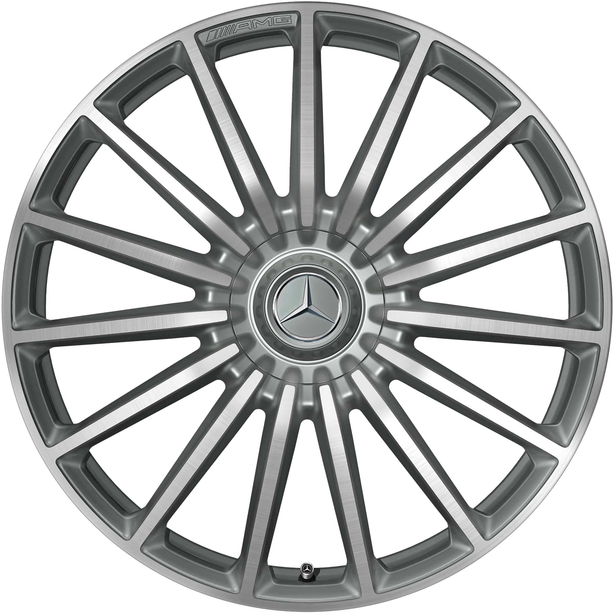 AMG Multispoke [247-21] Himalaya Grey with High Sheen Alloy Wheel Product Image #1