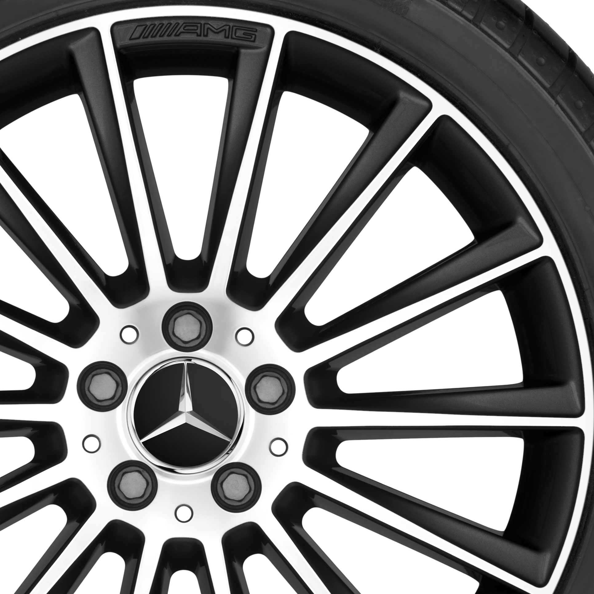 AMG Multispoke [253-20] Gloss Black with High Sheen Alloy Wheel Product Image #2
