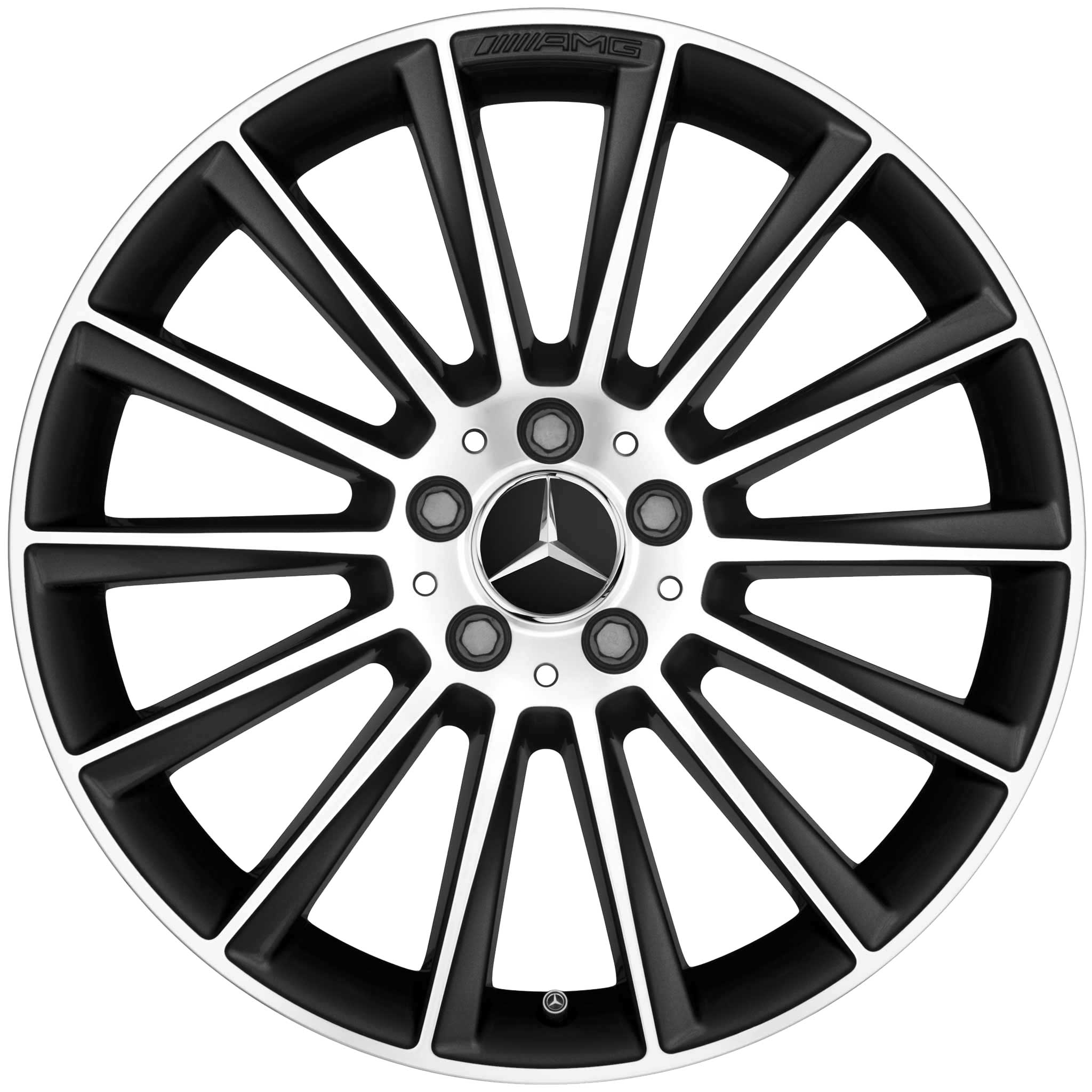 AMG Multispoke [253-20] Gloss Black with High Sheen Alloy Wheel Product Image #1