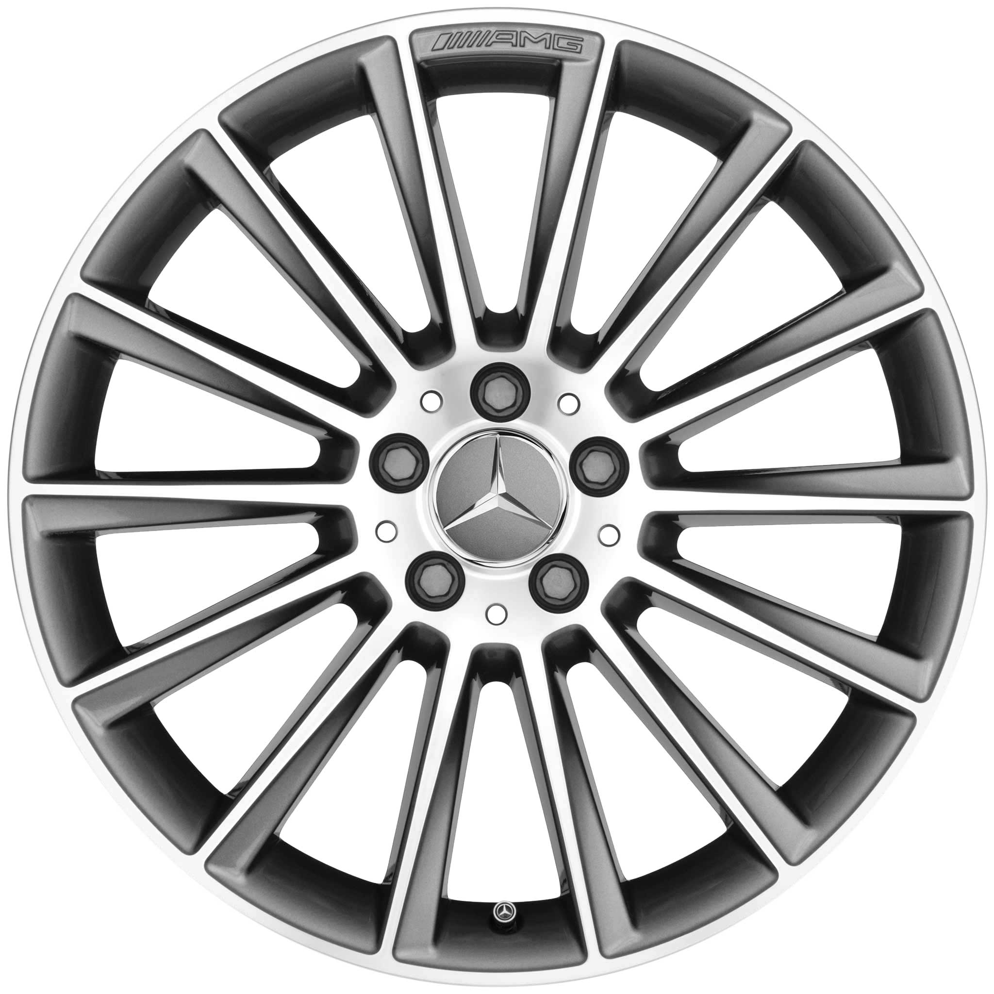 AMG Multispoke [253-20] Himalaya Grey with High Sheen Alloy Wheel Product Image #1