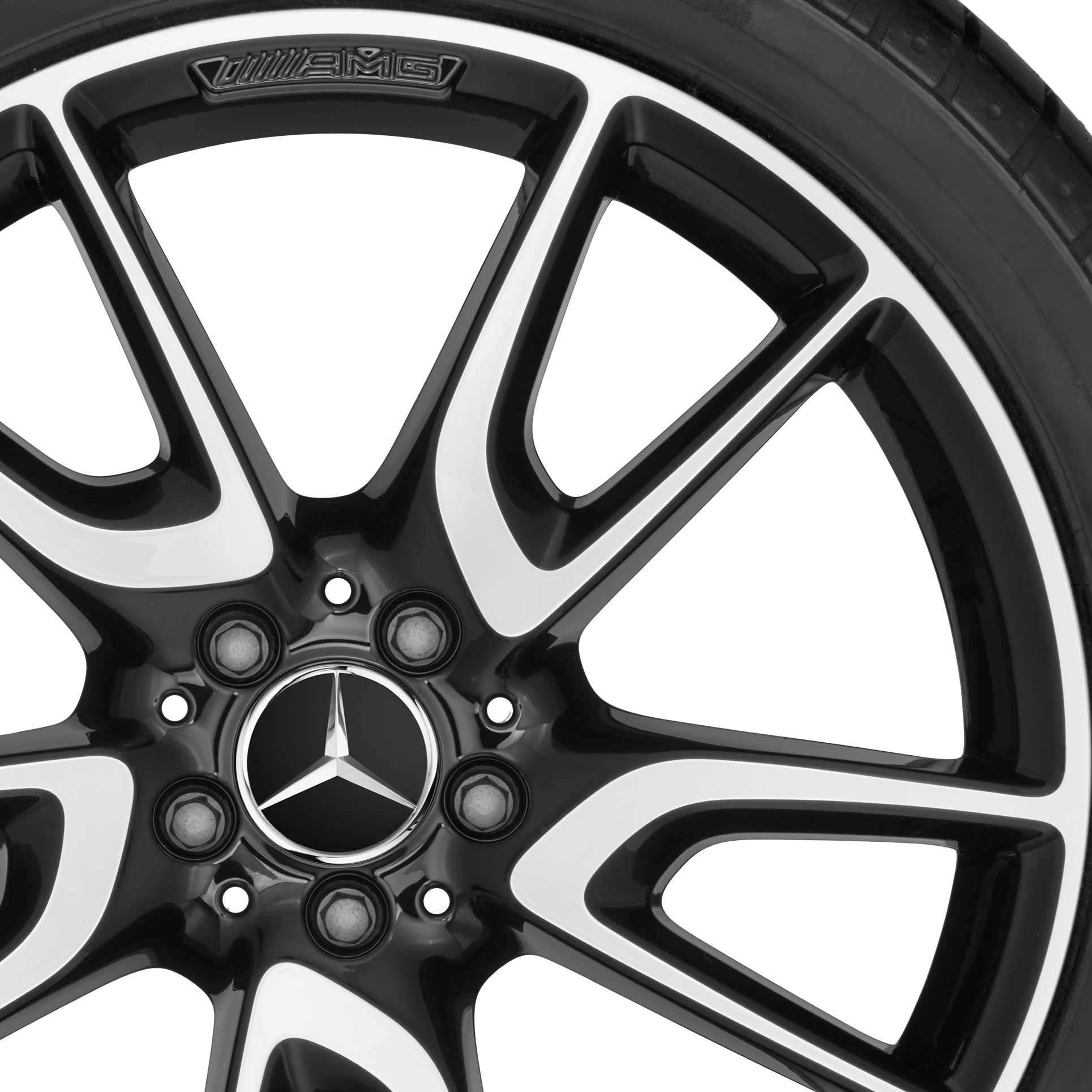 AMG 5 Twin Spoke [253-21] Gloss Black with High Sheen Alloy Wheel Product Image #2