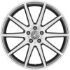 AMG 10 Spoke [253-19] Himalaya Grey with High Sheen Wheel Img 1