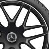 AMG Cross Spoke [253-21] Matt Black with High Sheen Rim Edge (Forged) Wheel Img 2