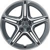 AMG 5 Twin Spoke [253-19] Tantalite Grey with High Sheen Wheel Img 1