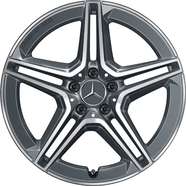 AMG 5 Twin Spoke [253-19] Tantalite Grey with High Sheen Alloy Wheel Product Image #1
