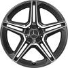 AMG 5 Twin Spoke [253-19] Gloss Back with High Sheen Wheel Img 1