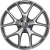 AMG 5 Double Spoke [253-20] Himalaya Grey with High Sheen Wheel Img 1