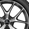 AMG 5 Double Spoke [253-20] Gloss Black with High Sheen Wheel Img 2