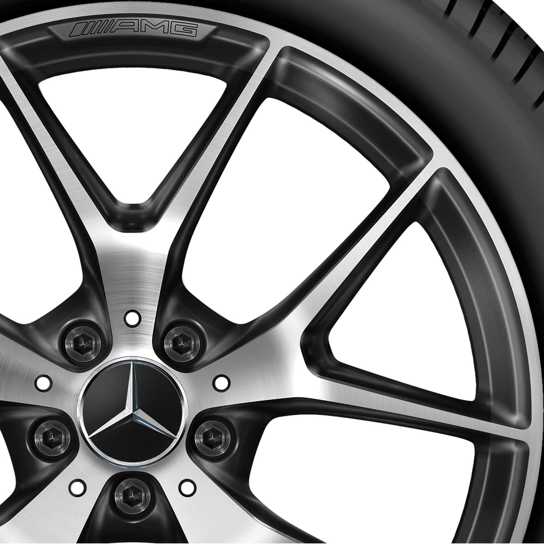 AMG 5 Double Spoke [253-20] Gloss Black with High Sheen Alloy Wheel Product Image #2