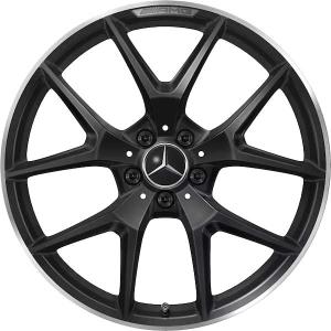 AMG 5 Double Spoke [253-20] Gloss Black with High Sheen Rim Edge Alloy Wheel - Sizes 20in
