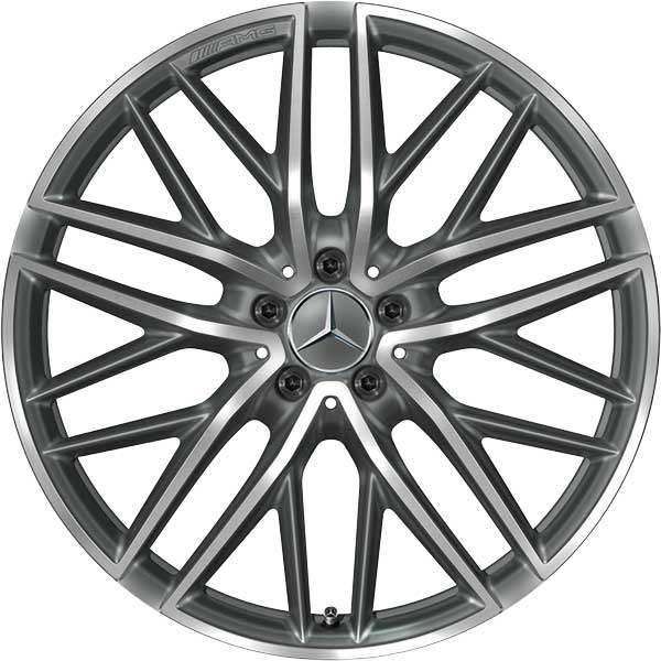 AMG Multispoke [253-21] Himalaya Grey with High Sheen Alloy Wheel Product Image #1