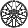 AMG Multispoke [253-21] Gloss Back with High Sheen Wheel Img 1