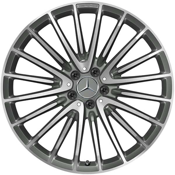 AMG Multispoke [253-21] Himalaya Grey with High Sheen Alloy Wheel Product Image #1