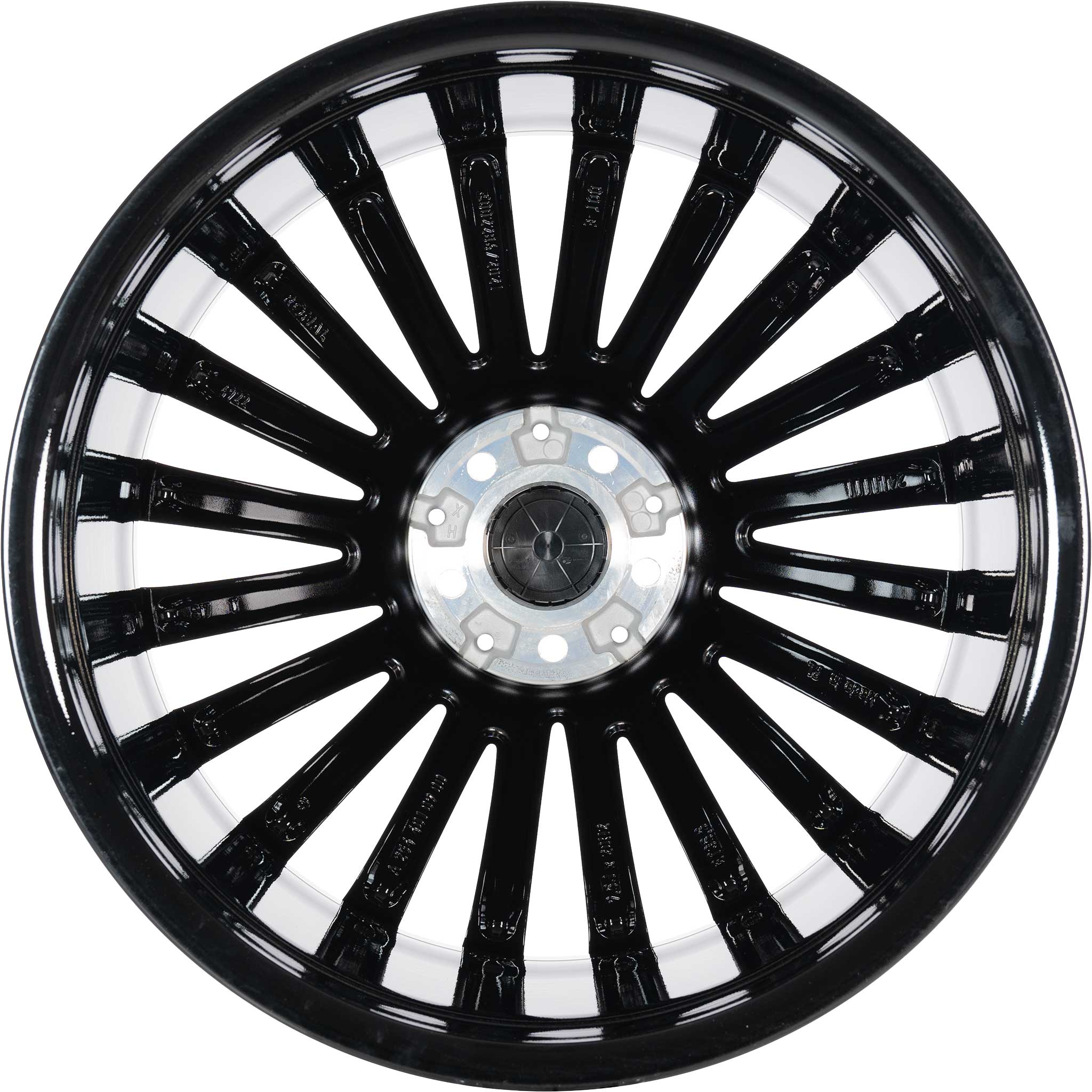 AMG Multispoke [254-20] Gloss Back with High Sheen Alloy Wheel Product Image #3