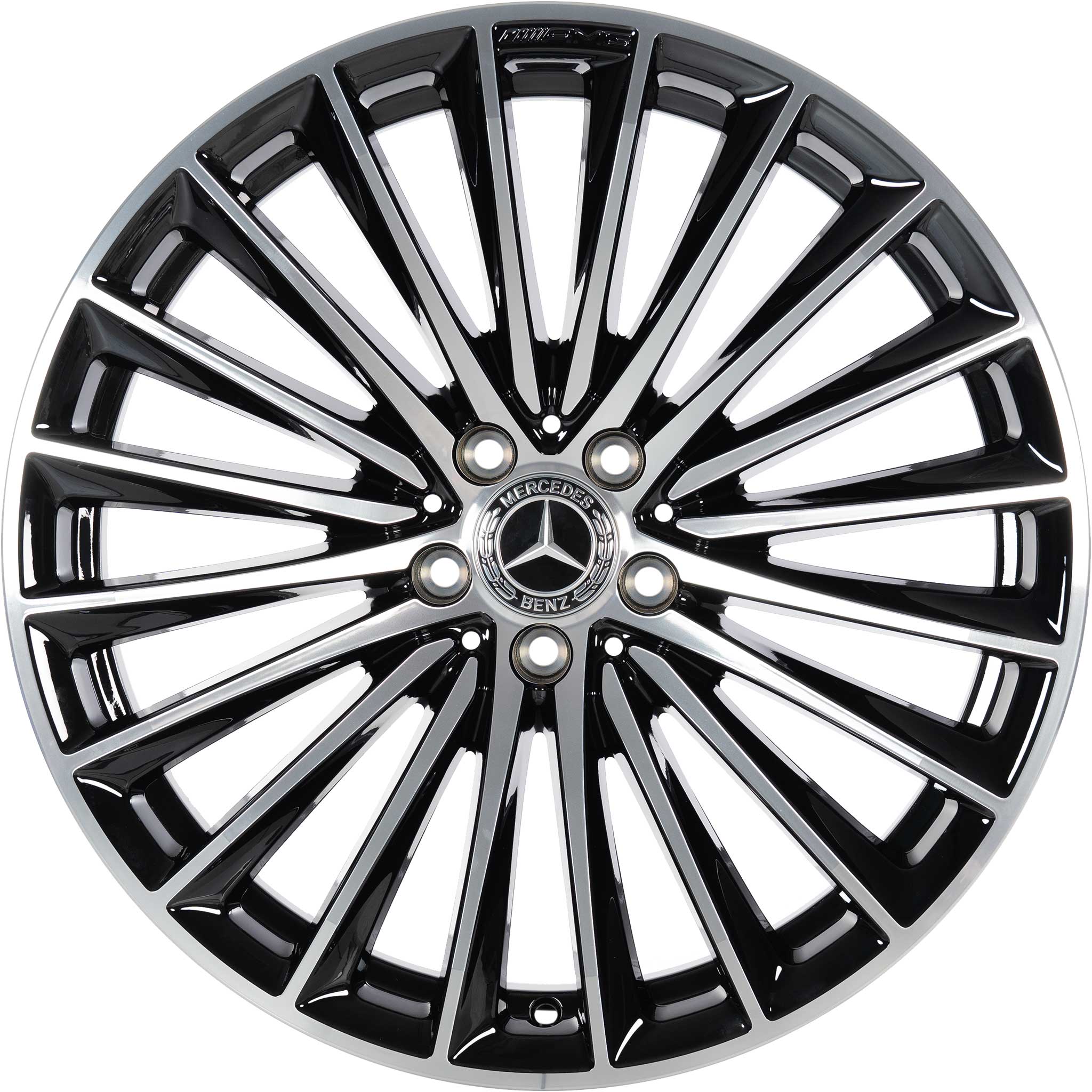 AMG Multispoke [254-20] Gloss Back with High Sheen Alloy Wheel Product Image #1