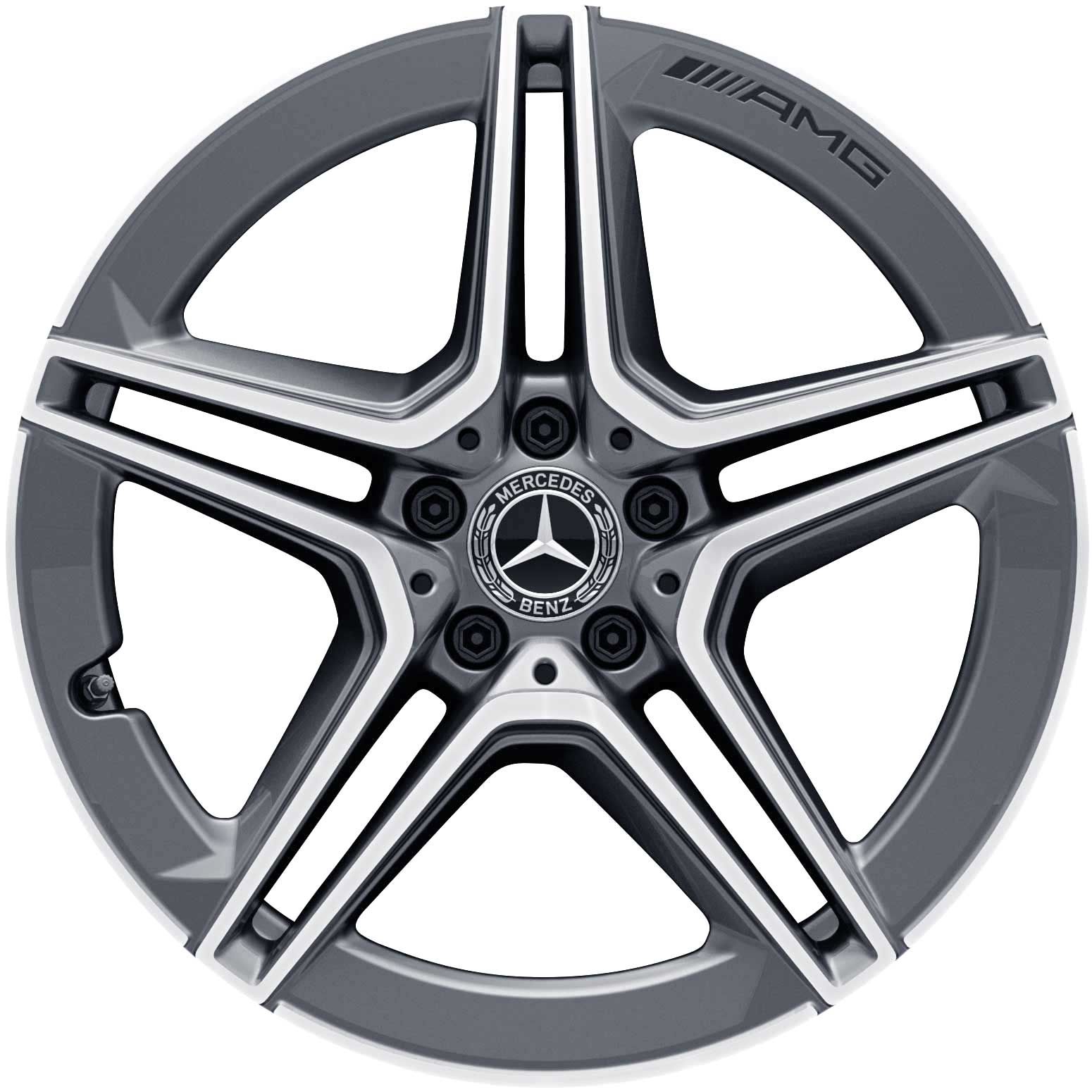 AMG 5 Twin Spoke [257-19] Tremolite Metallic with High Sheen Alloy Wheel Product Image #1