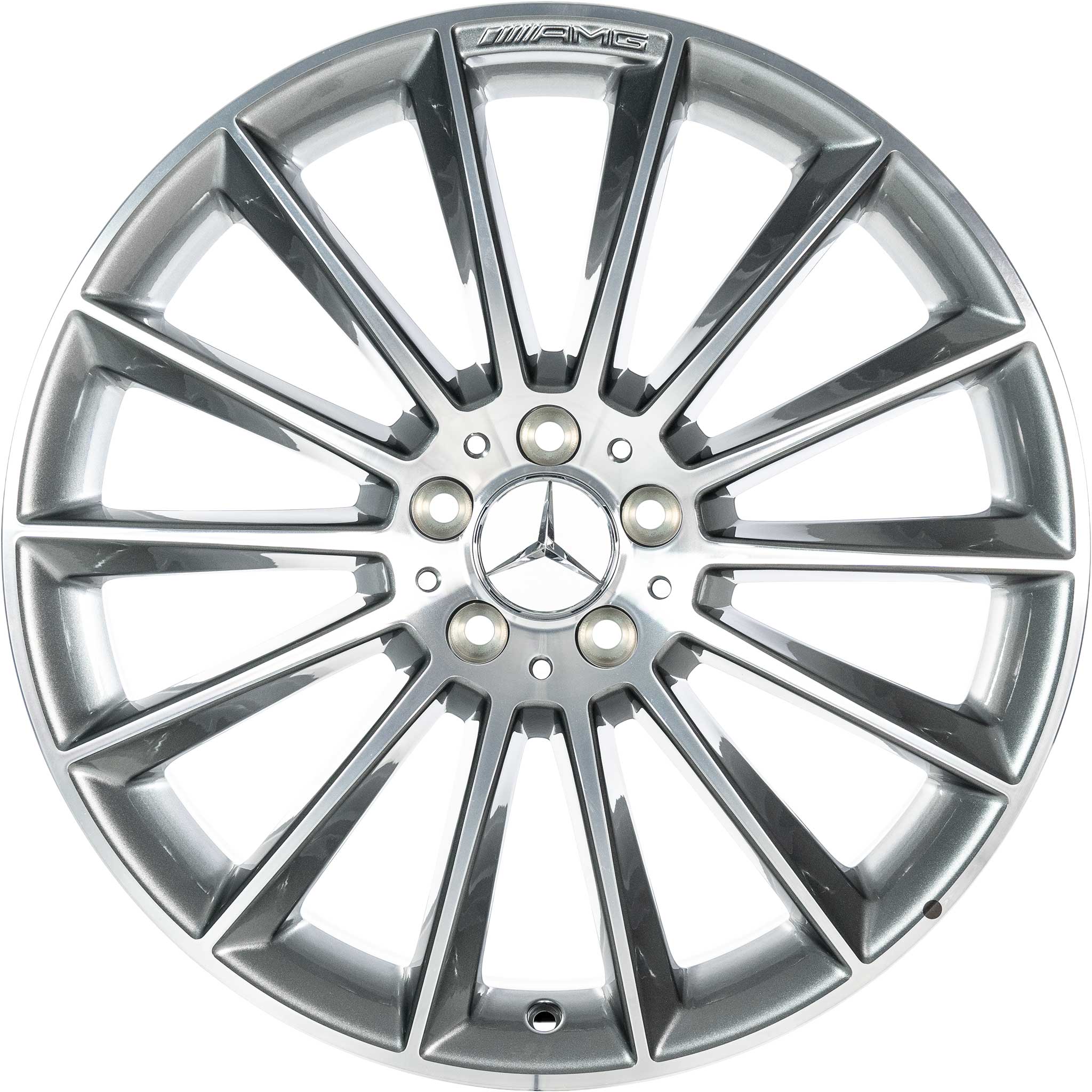 AMG Multispoke [257-20] Himalaya Grey with High Sheen Alloy Wheel Product Image #1