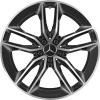 AMG 5 Twin Spoke [257-20] Gloss Black with High Sheen Wheel Img 1