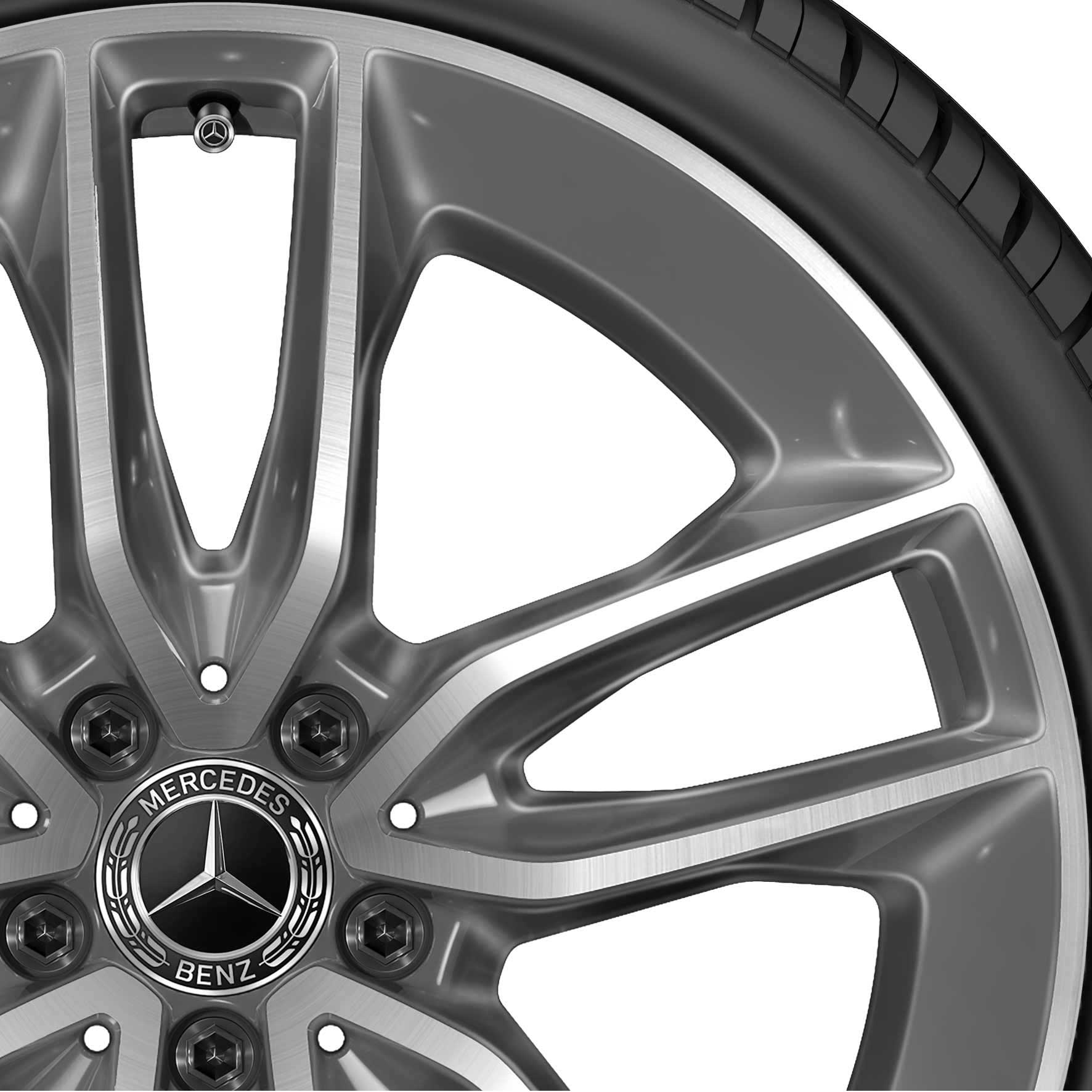 AMG 5 Twin Spoke [257-20] Tremolite Metallic with High Sheen Alloy Wheel Product Image #2