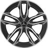 AMG 5 Twin Spoke [257-20] Gloss Black with High Sheen Wheel Img 1