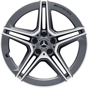 AMG 5 Twin Spoke [257-19] Tremolite Metallic with High Sheen Alloy Wheel - Sizes 19in