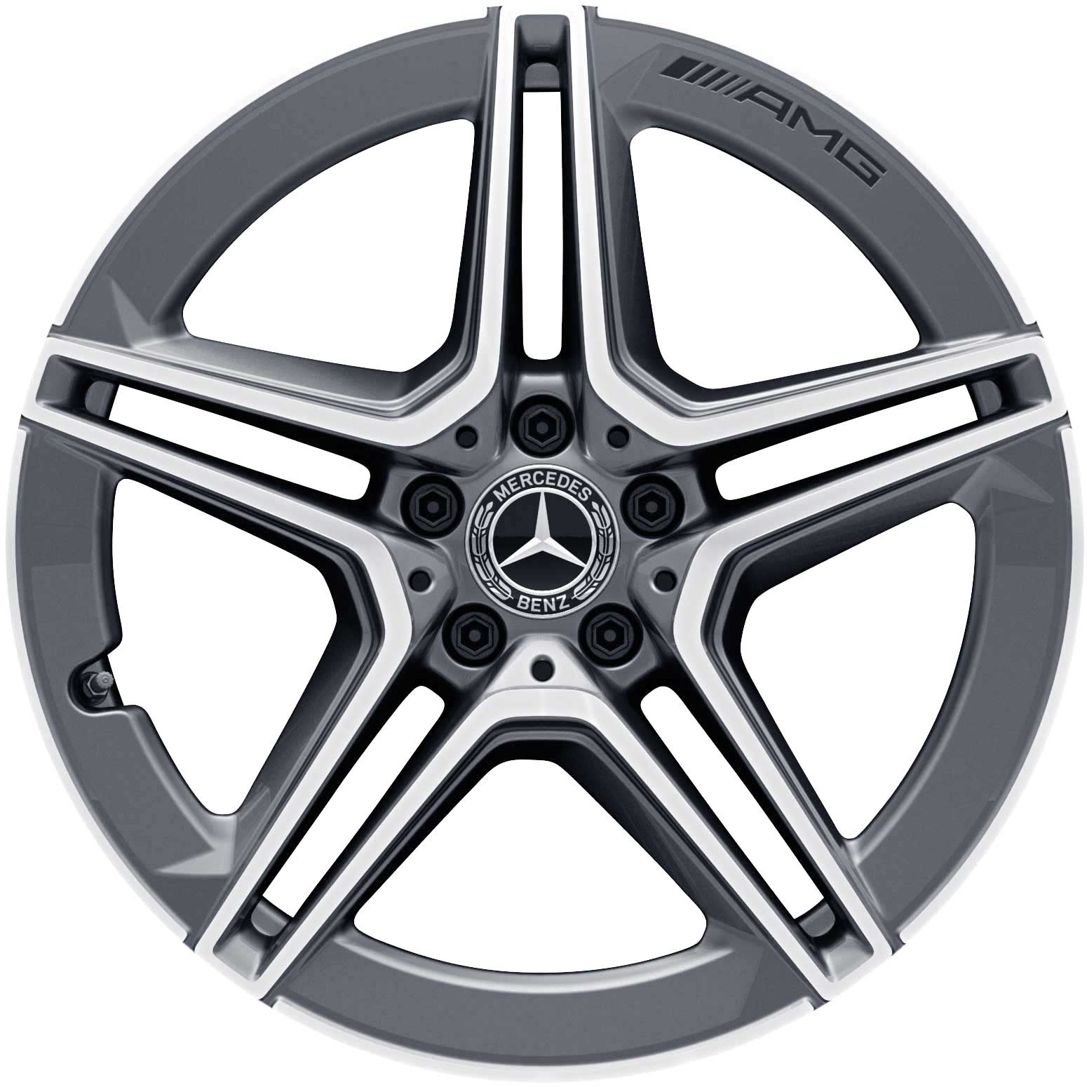 AMG 5 Twin Spoke [257-19] Tremolite Metallic with High Sheen Alloy Wheel Product Image #1
