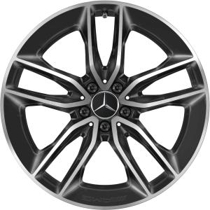 AMG 5 Twin Spoke [257-20] Gloss Black with High Sheen Alloy Wheel - Sizes 20in