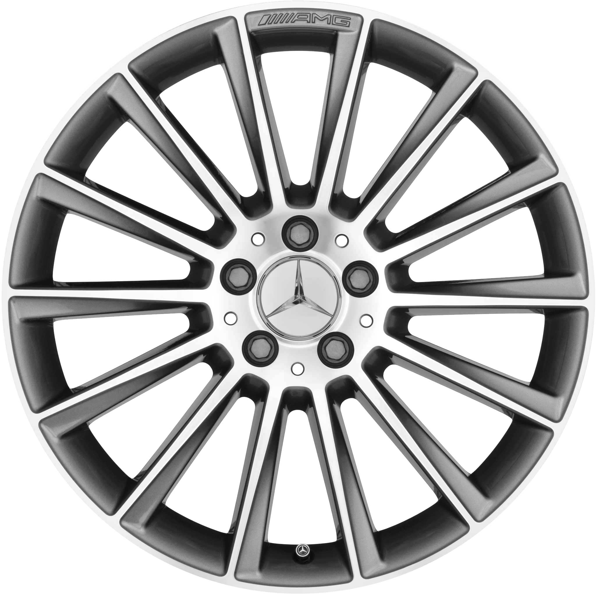 AMG Multispoke [257-20] Himalaya Grey with High Sheen Alloy Wheel Product Image #1
