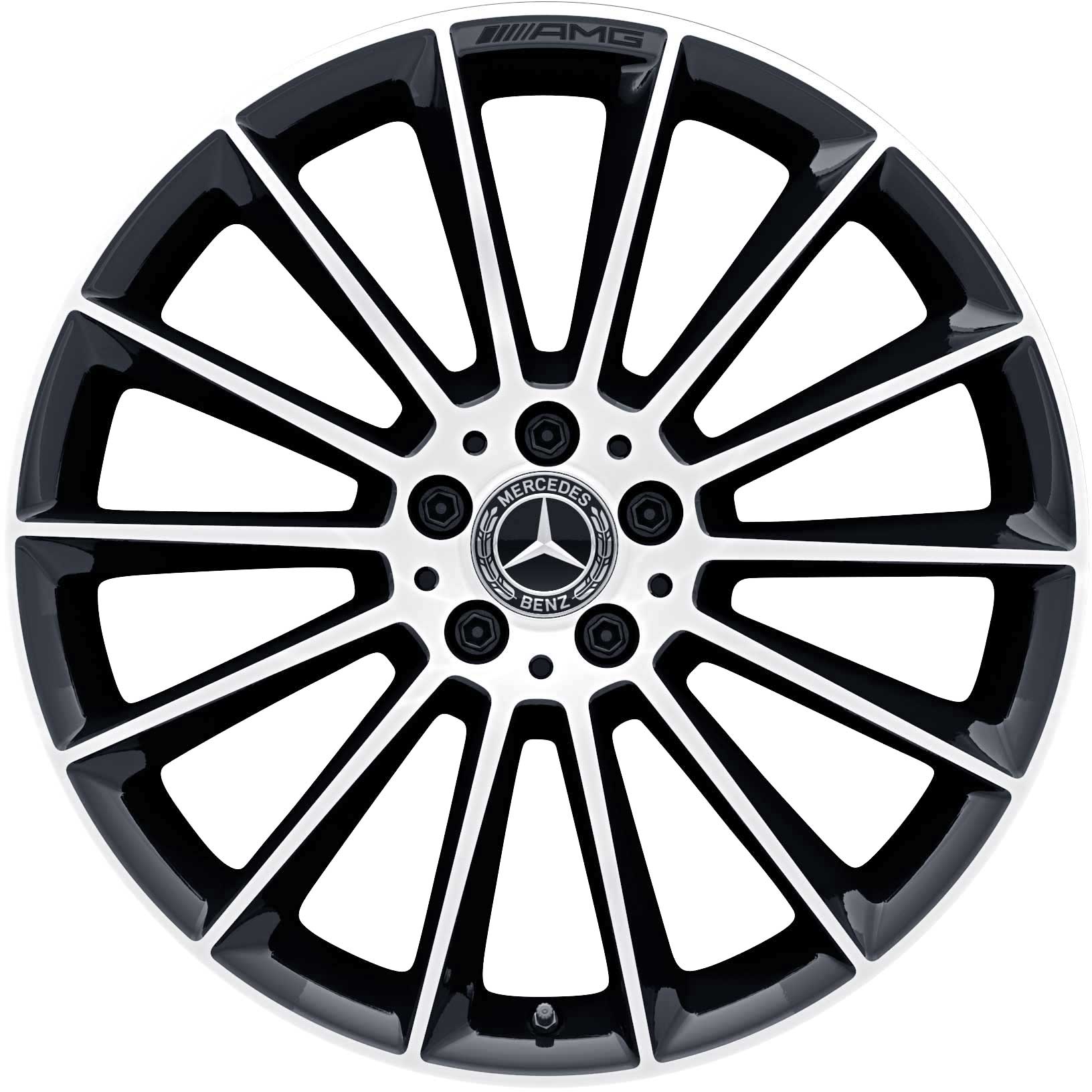AMG Multispoke [257-20] Gloss Black with High Sheen Alloy Wheel Product Image #1
