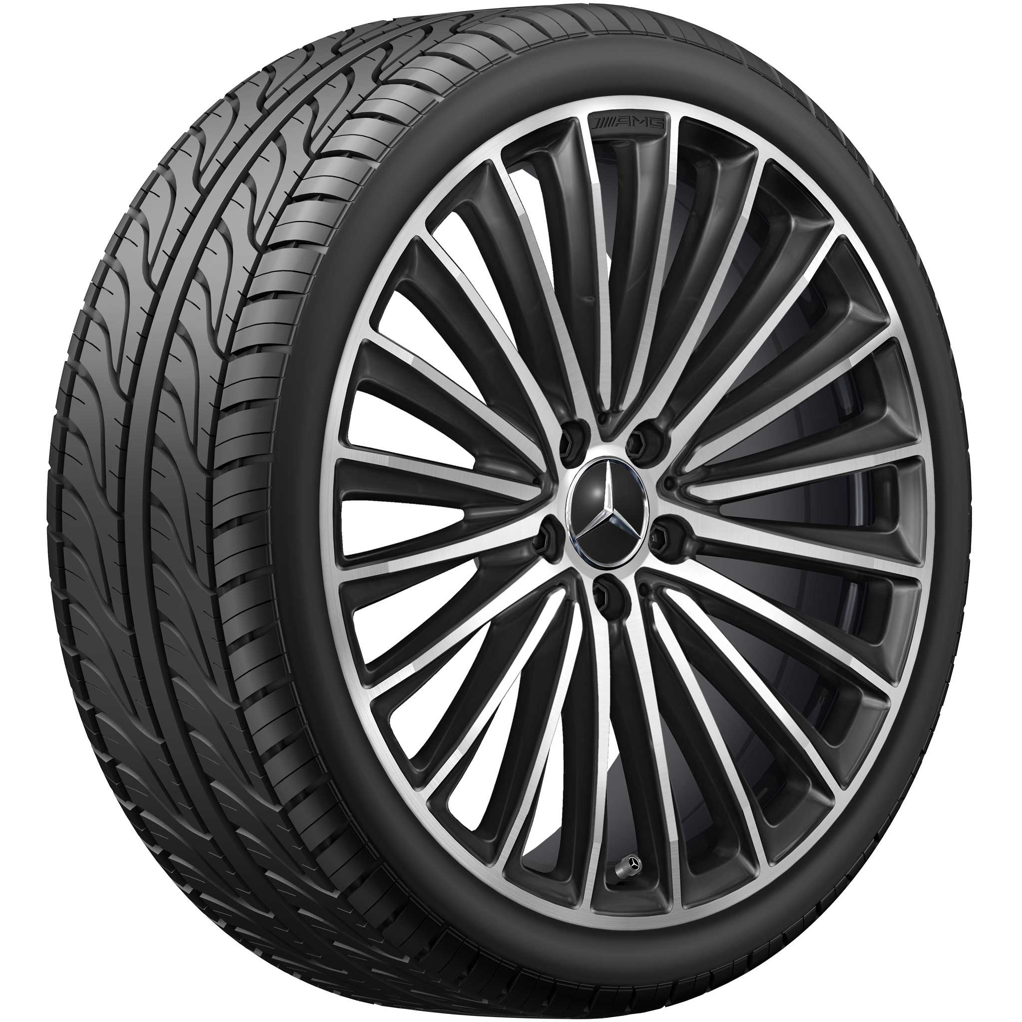 AMG Multispoke [257-20] Gloss Black with High Sheen Alloy Wheel Product Image #2