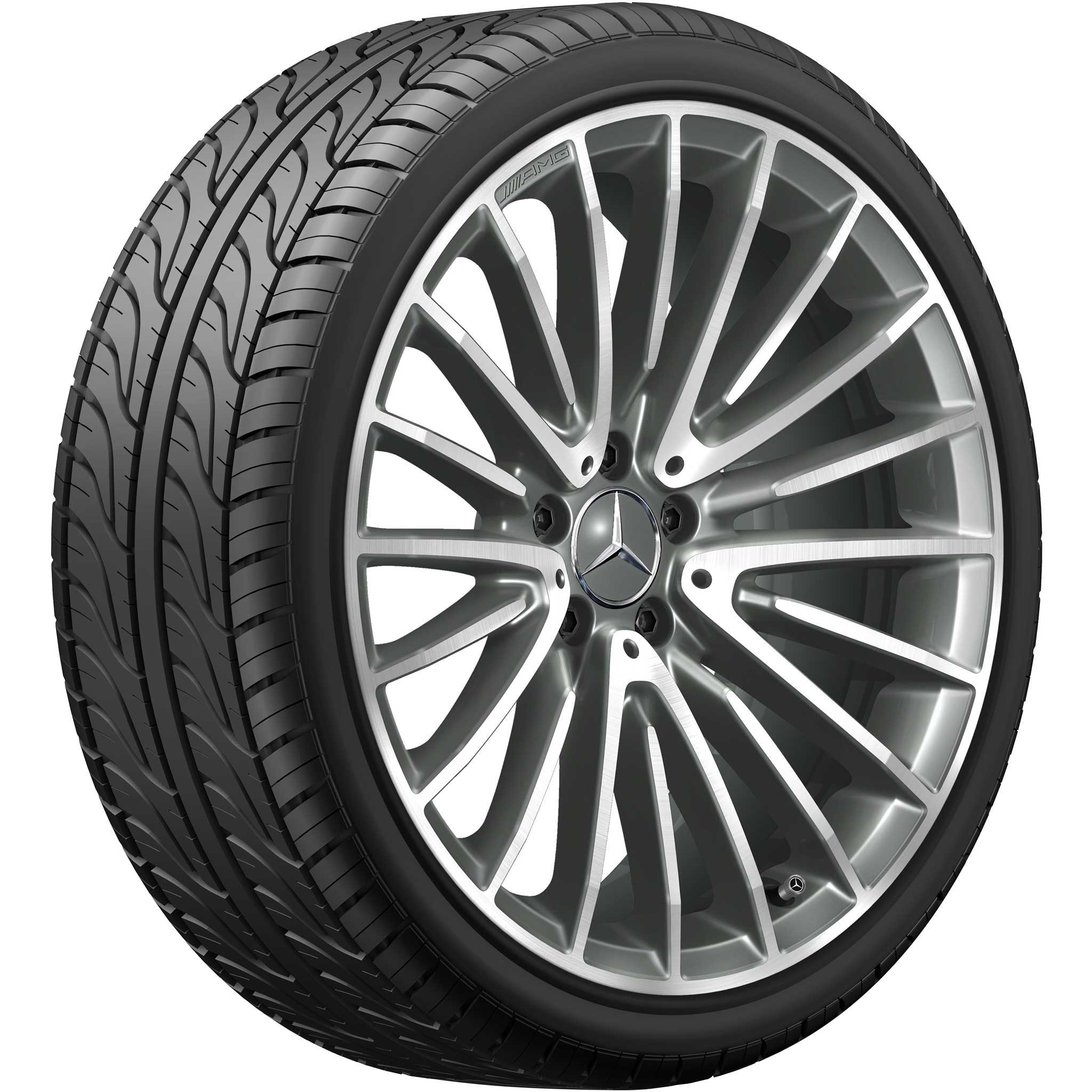 AMG Multispoke [257-20] Himalaya Grey with High Sheen Alloy Wheel Product Image #2