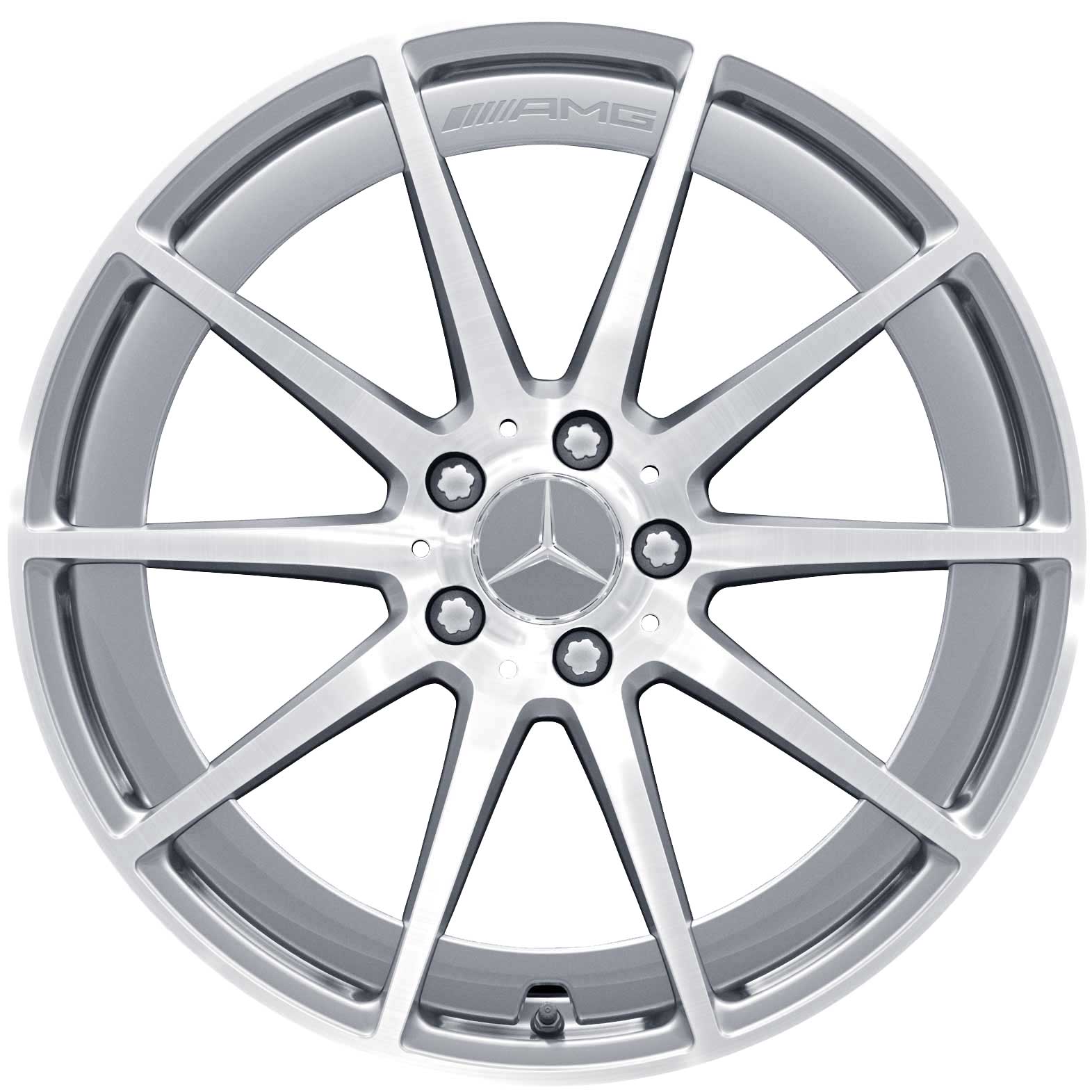 AMG Multispoke [290-19] Vanadium Silver Alloy Wheel Product Image #1