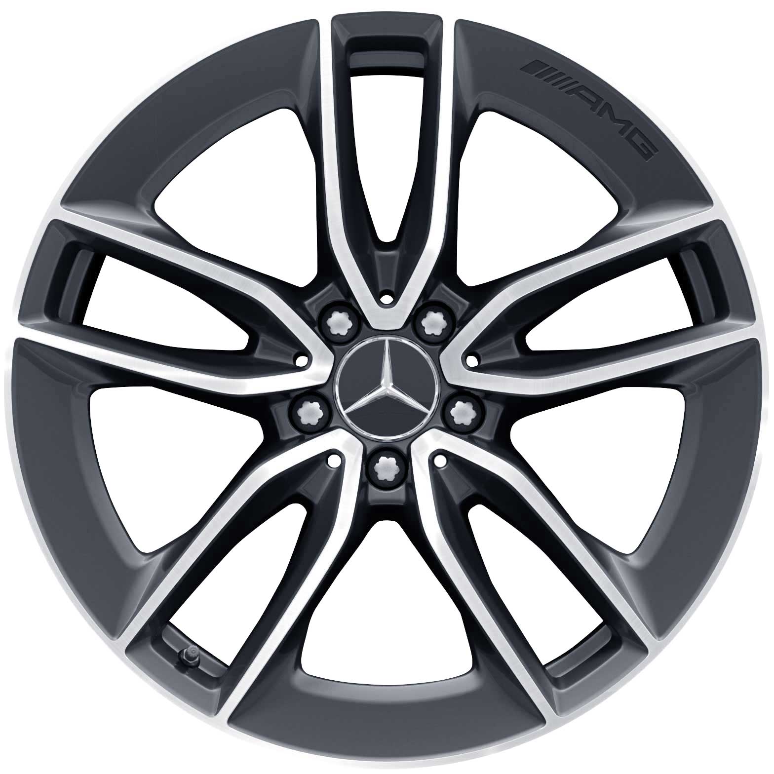 AMG Multispoke [290-19] Tantalite Grey with High Sheen Alloy Wheel Product Image #1