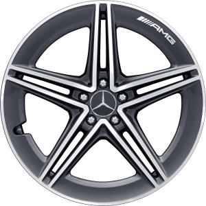 AMG 5 Double Spoke [290-20] Tantalite Grey with High Sheen Alloy Wheel - Sizes 20in