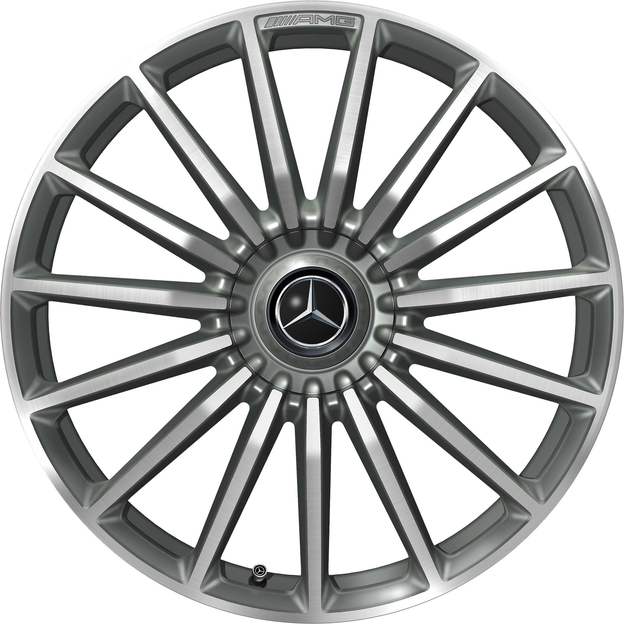 AMG Multispoke [290-20] Himalaya Grey with High Sheen Alloy Wheel Product Image #1