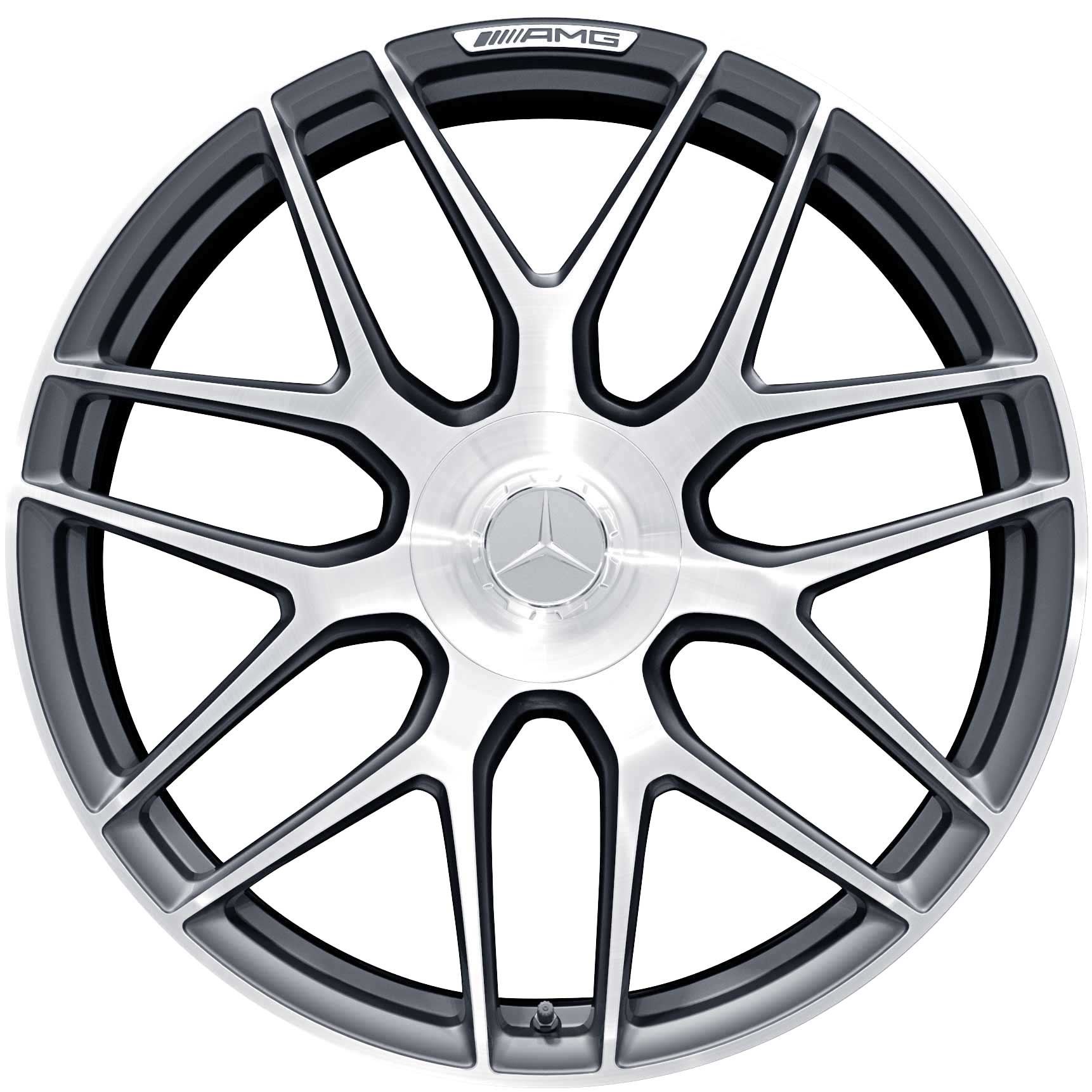 AMG Cross Spoke [290-21] Himalaya Grey with High Sheen (Forged) Alloy Wheel Product Image #1