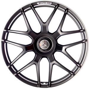 AMG Cross Spoke [290-21] Matt Black with High Sheen Rim Edge (Forged) Alloy Wheel - Sizes 21in