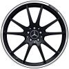 AMG 10 Spoke [290-21] Matt Black with High Sheen Rim Edge Wheel Img 1