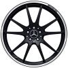 AMG 10 Spoke [290-21] Matt Black with High Sheen Rim Edge Wheel Img 1