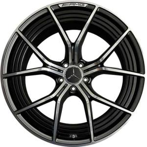 AMG Multispoke [290-21] Matt Black with High Sheen Rim Edge Alloy Wheel for Mercedes AMG GT X290 - Sizes 21in