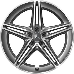AMG 5 Double Spoke [290-20] Tantalite Grey with High Sheen Alloy Wheel for Mercedes AMG GT X290 - Sizes 20in