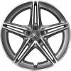 AMG 5 Double Spoke [290-20] Tantalite Grey with High Sheen Wheel Img 1