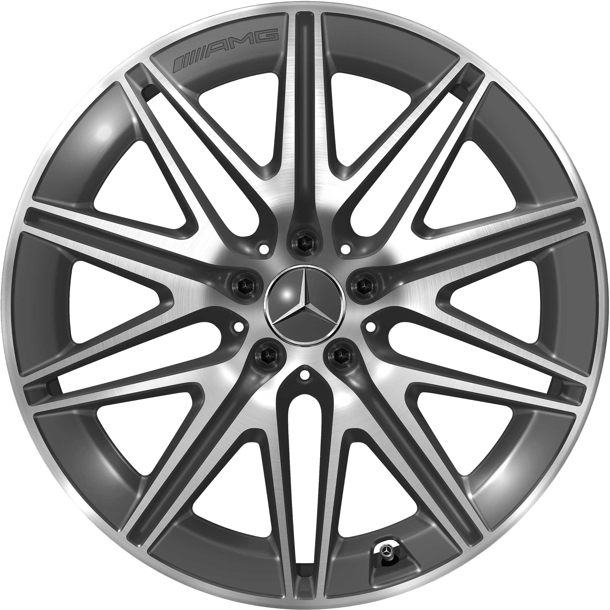 AMG Multispoke [290-20] Tantalite Grey with High Sheen Alloy Wheel Product Image #1