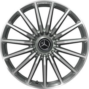 AMG Multispoke [290-20] Himalaya Grey with High Sheen Alloy Wheel for Mercedes AMG GT X290 - Sizes 20in