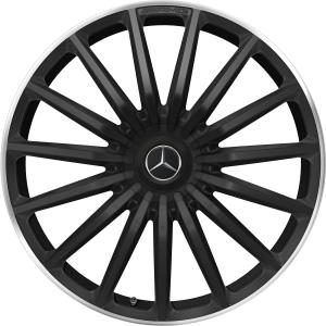 AMG Multispoke [290-20] Matt Black with High Sheen Rim Edge Alloy Wheel - Sizes 20in