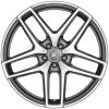 AMG 5 Twin Spoke [292-21] Himalaya Grey with High Sheen Wheel Img 1