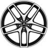 AMG 5 Twin Spoke [292-21] Gloss Back with High Sheen Wheel Img 1