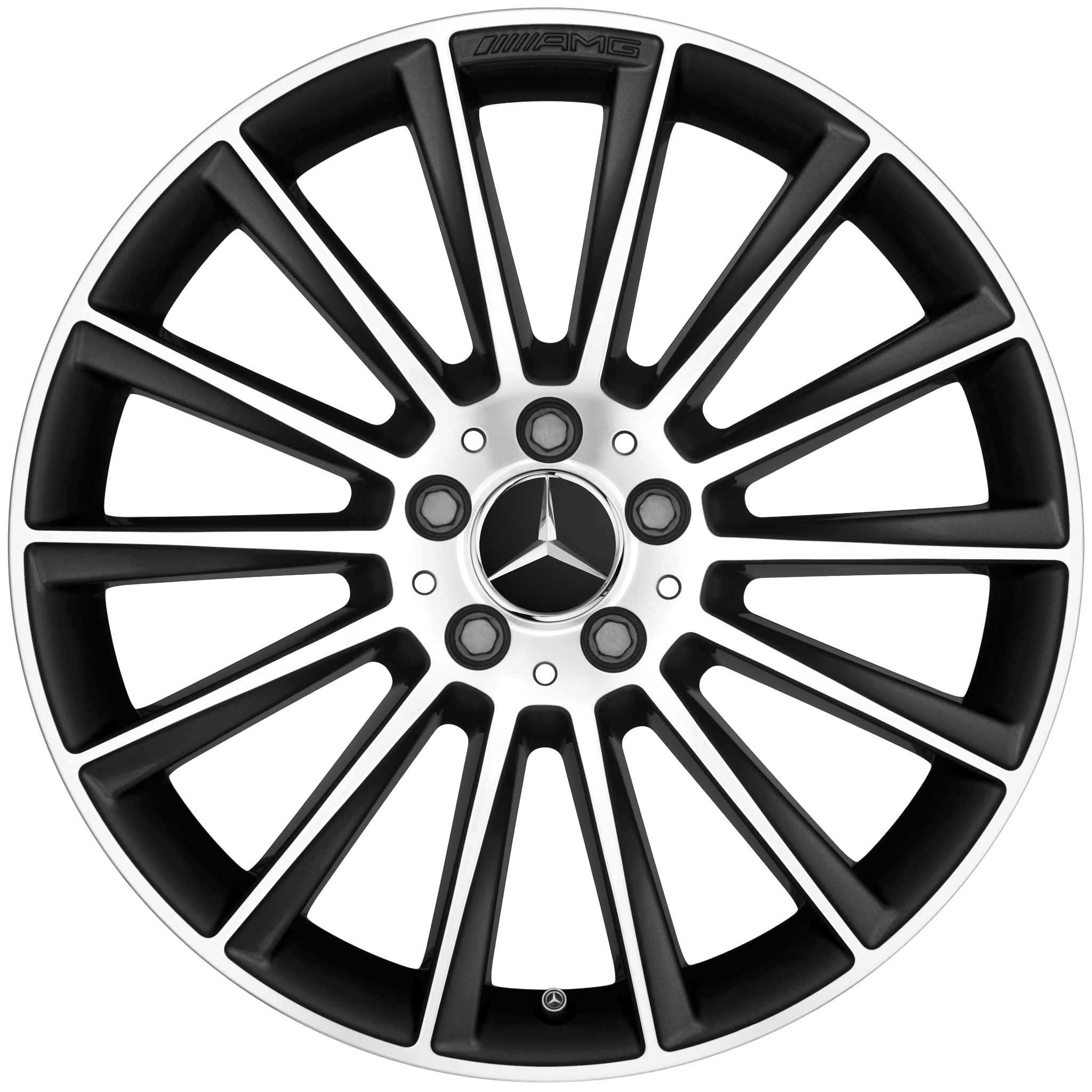 AMG 7 Double Spoke [292-22] Gloss Back with High Sheen Alloy Wheel Product Image #1