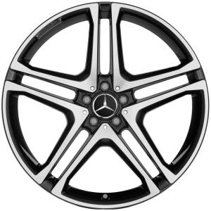 AMG 5 Double Spoke [292-21] Gloss Back with High Sheen Alloy Wheel - Sizes 21in