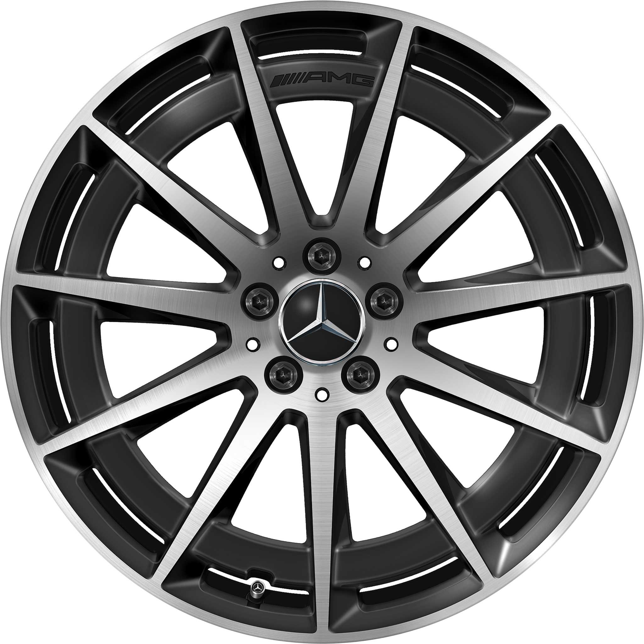 AMG Multispoke [293-20] Gloss Back with High Sheen Alloy Wheel Product Image #1
